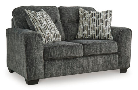 Akie Gunmetal 90" Contemporary Sofa - Image 3