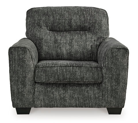 Akie Gunmetal 90" Contemporary Sofa - Image 6