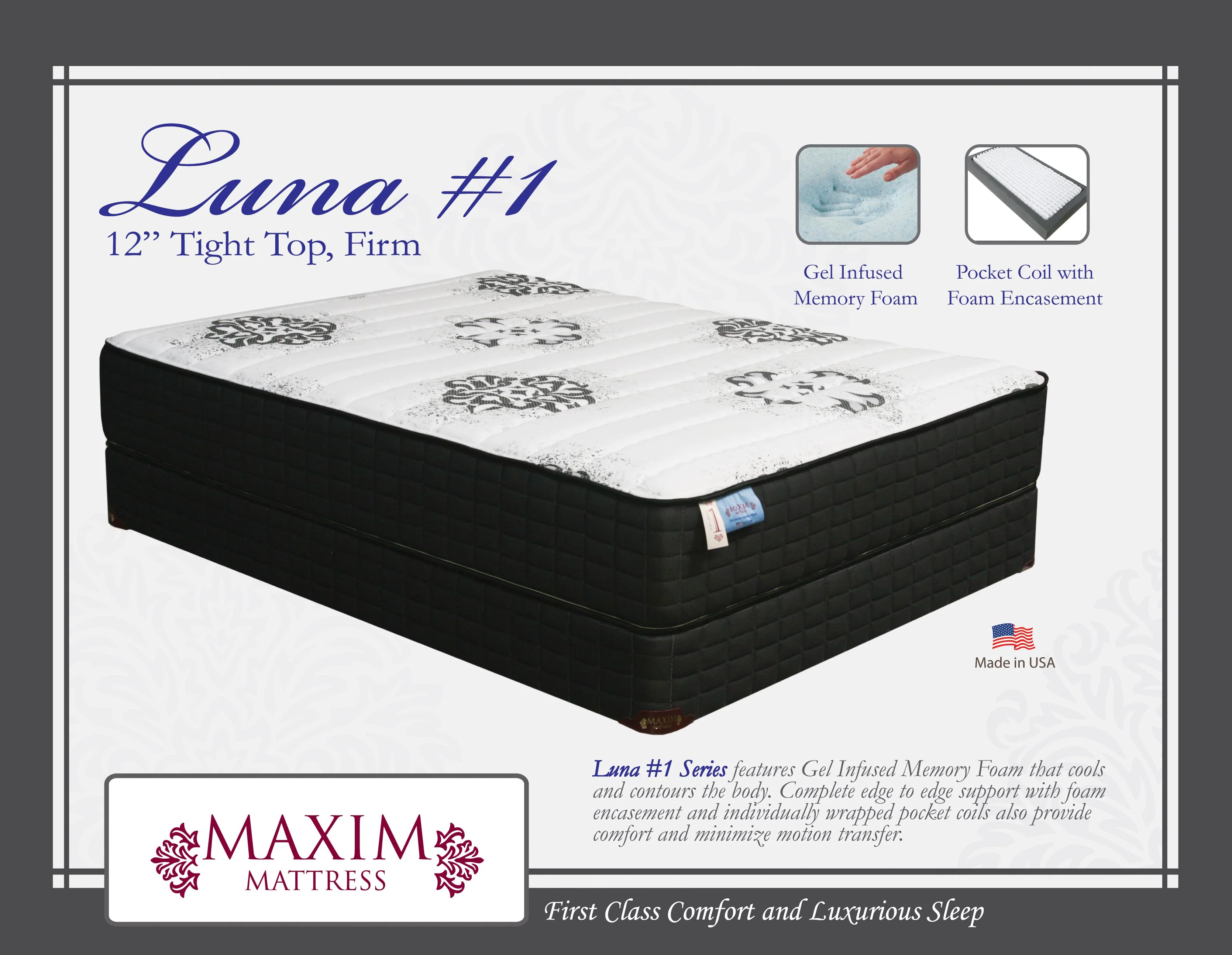 Luna Luxury Firm Mattress - Image 3