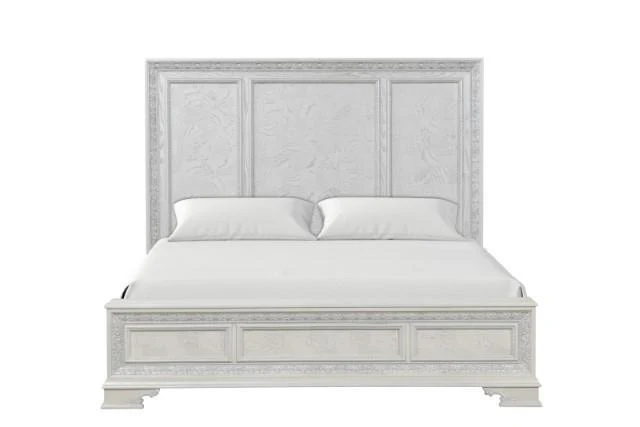 Stella Mia 4 Pc 5 Pc Queen Bedroom Set White - Image 25