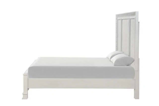 Stella Mia 4 Pc 5 Pc Queen Bedroom Set White - Image 8
