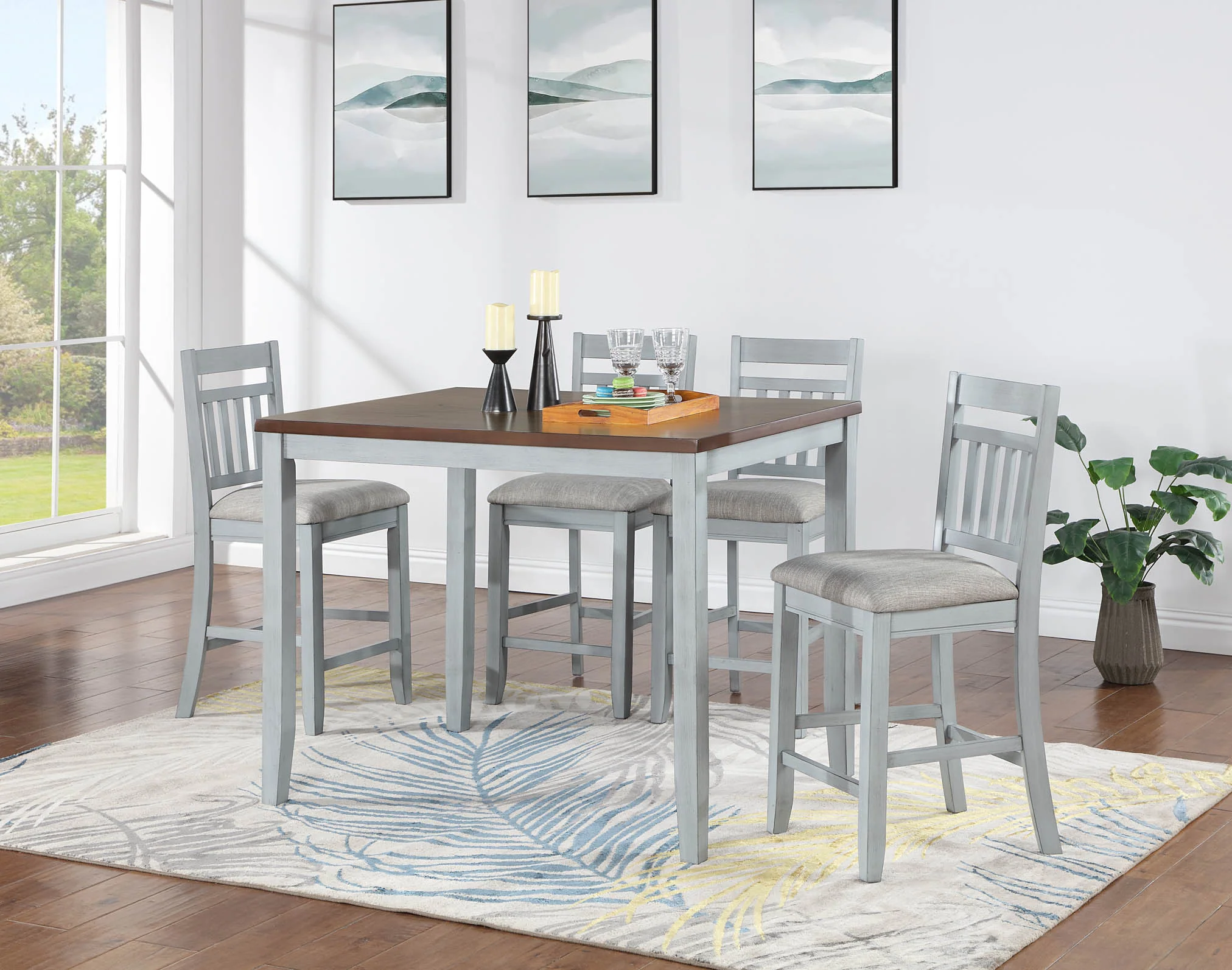 Vilo Home Riverdale 7-Pack Pub Dining Set - Image 6